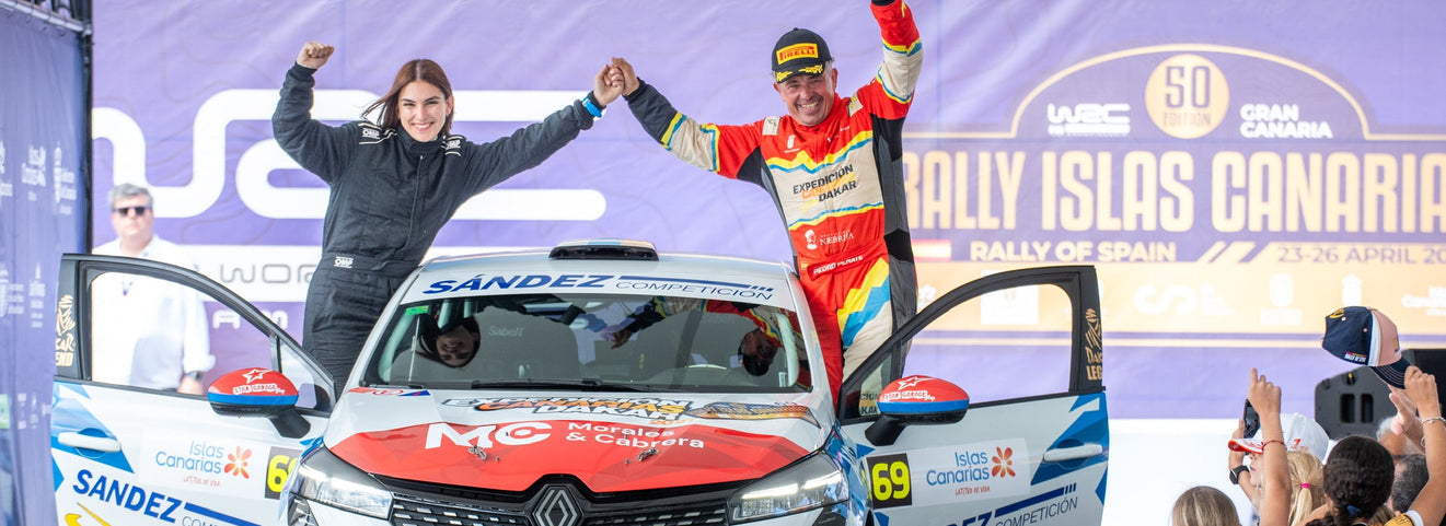 Pedro Peñate y Fátima Toledo consiguen la victoria de categoría en su debut en el Mundial de Rallyes