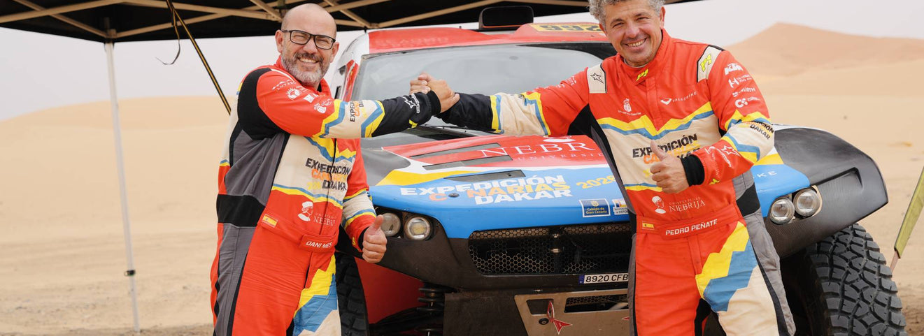 Expedición Canarias Dakar inicia en Marruecos su preparación para el Dakar 2027 junto a la Universidad Nebrija