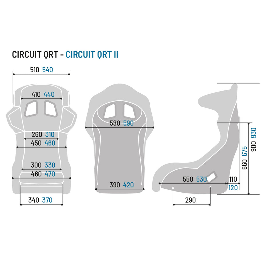 SPARCO CIRCUIT II QRT GAMING