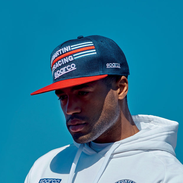 SPARCO CAP FLAT VISOR MARTINI-R