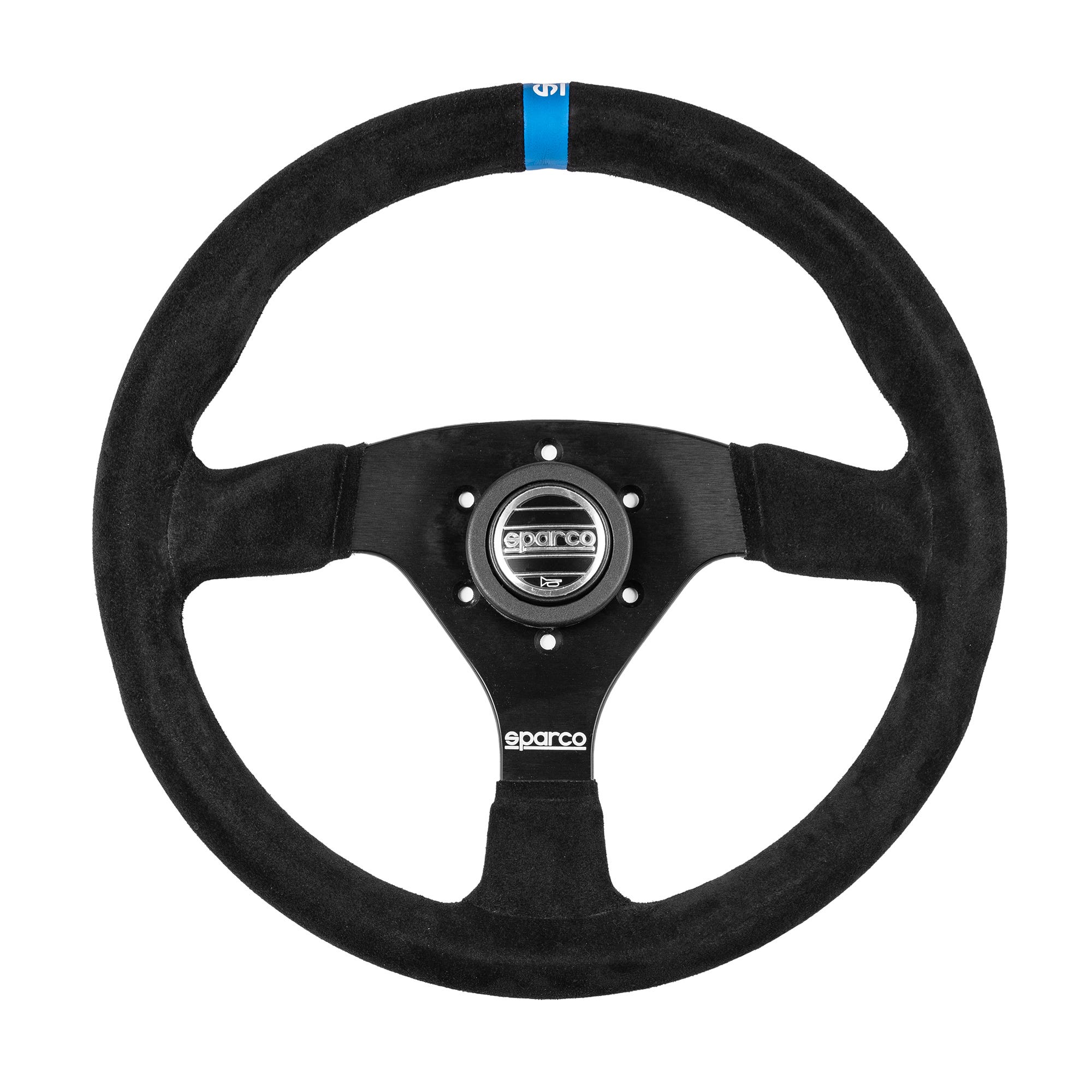 SPARCO STRWHL 383 SPARCO LOGO SUEDE BLACK