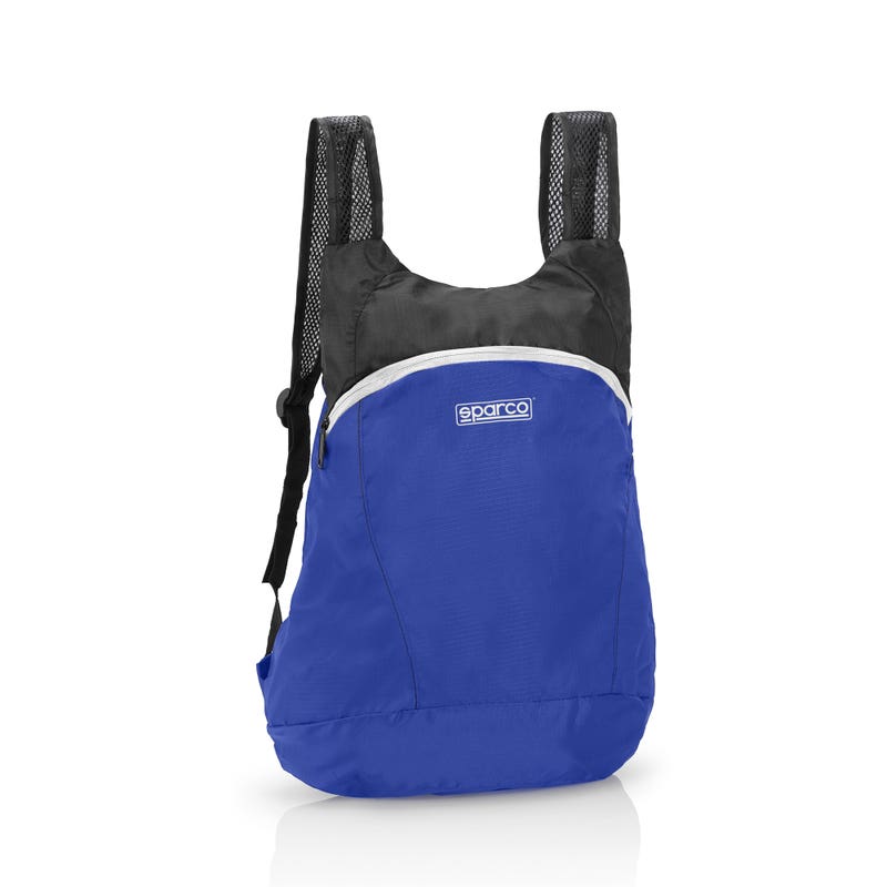 FOLDABLE TRAVEL BACKPACK BLUE/BLK