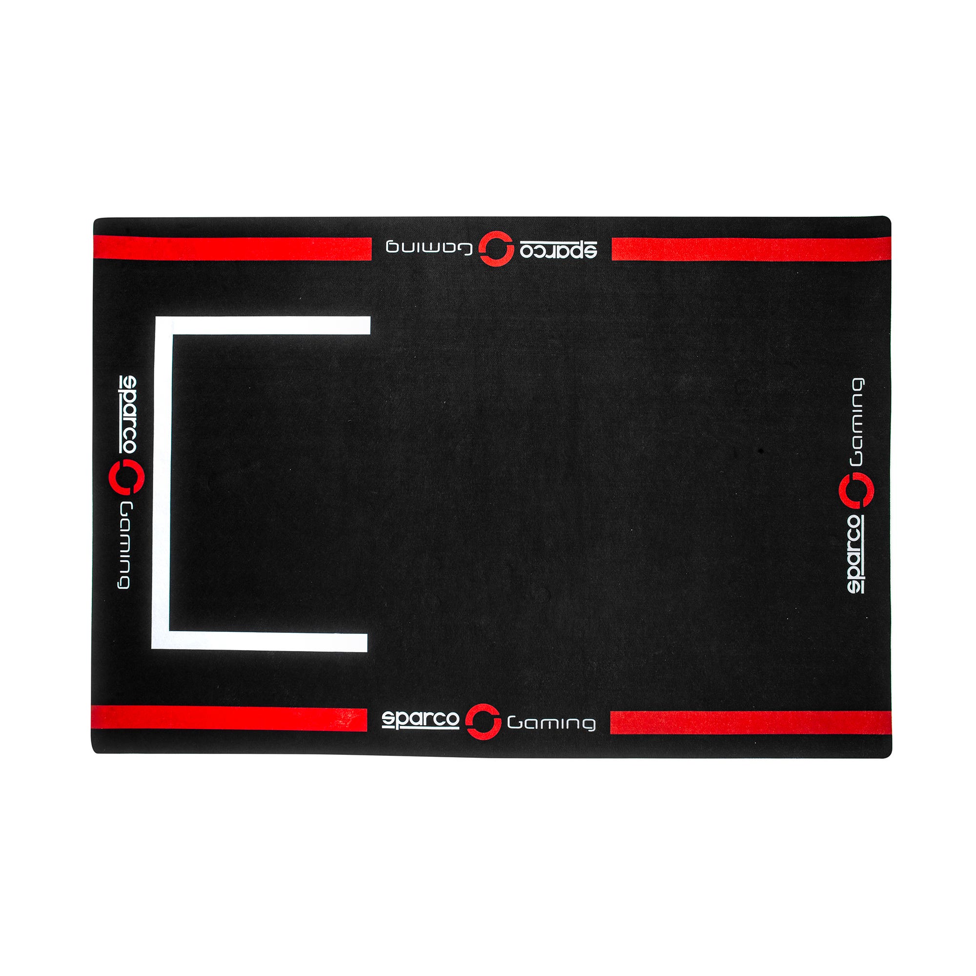 SPARCO ALFOMBRA COCKPIT 180X120MM NEGRO/ROJO