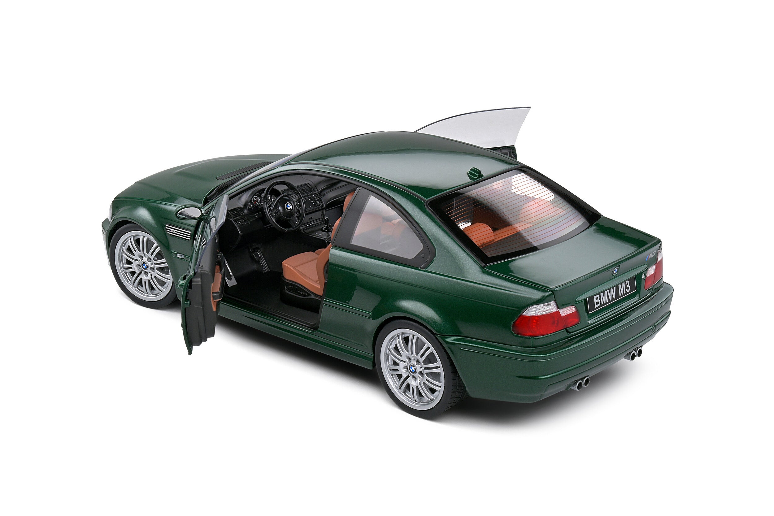 2000 BMW M3 (E46) Coupe Verde Oxford 1:18 Solido S1806507