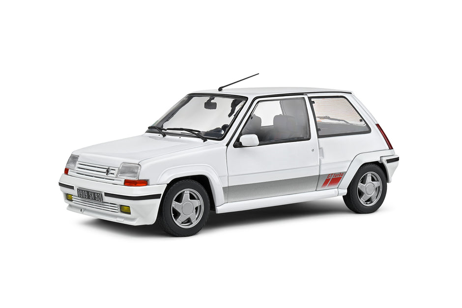 1989 Renault 5 R5 GT Turbo MK2 Blanco Glaciar 1:18 Solido S1810002