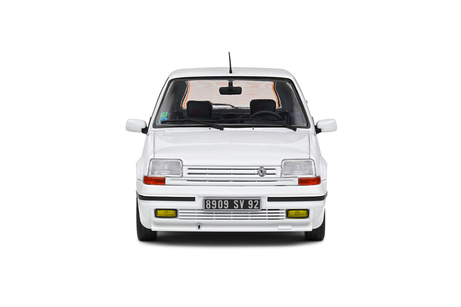 1989 Renault 5 R5 GT Turbo MK2 Blanco Glaciar 1:18 Solido S1810002