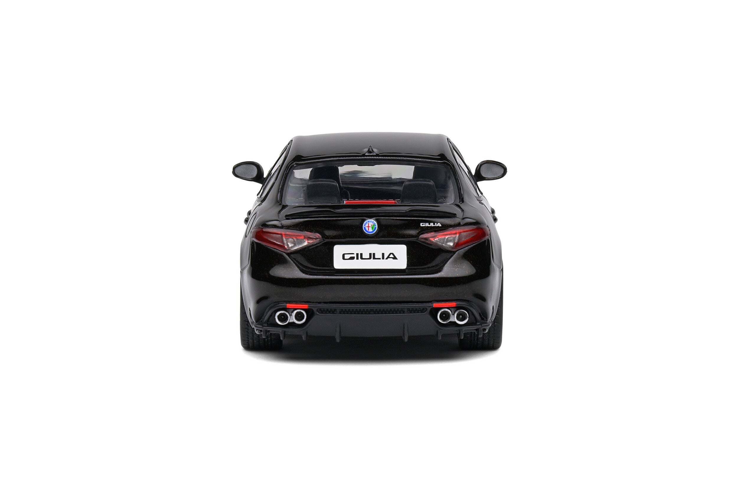 2019 Alfa Romeo Giulia Quadrifoglio 2.9l Bi-Turbo Negro 1:43 Solido S4313107