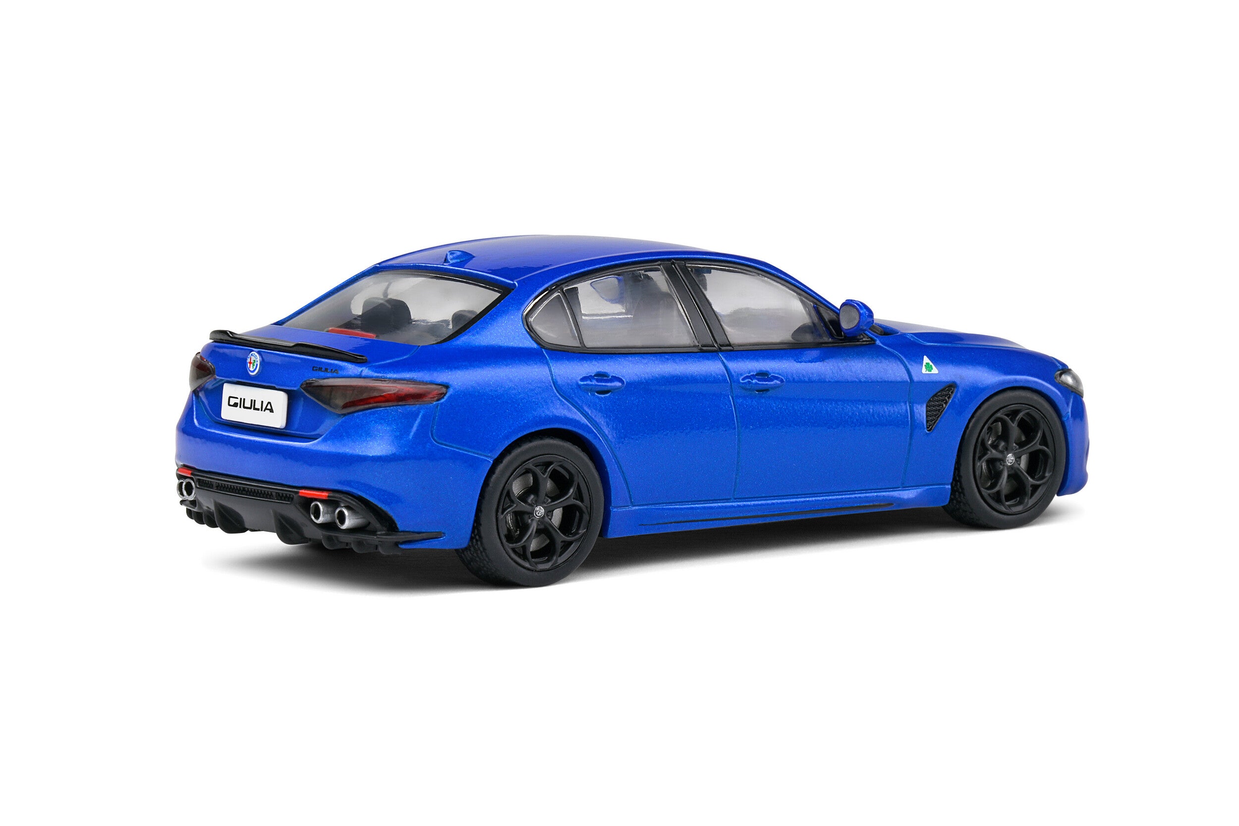 2019 Alfa Romeo Giulia Quadrifoglio 2.9 Bi-Turbo Azul Metalizado 1:43 Solido S4313104