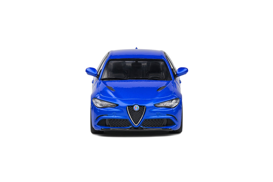 2019 Alfa Romeo Giulia Quadrifoglio 2.9 Bi-Turbo Azul Metalizado 1:43 Solido S4313104