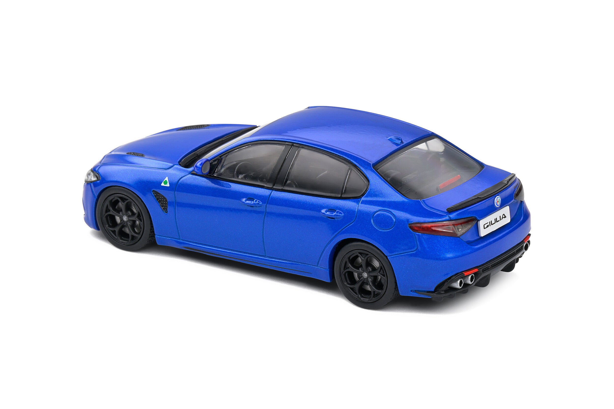 2019 Alfa Romeo Giulia Quadrifoglio 2.9 Bi-Turbo Azul Metalizado 1:43 Solido S4313104