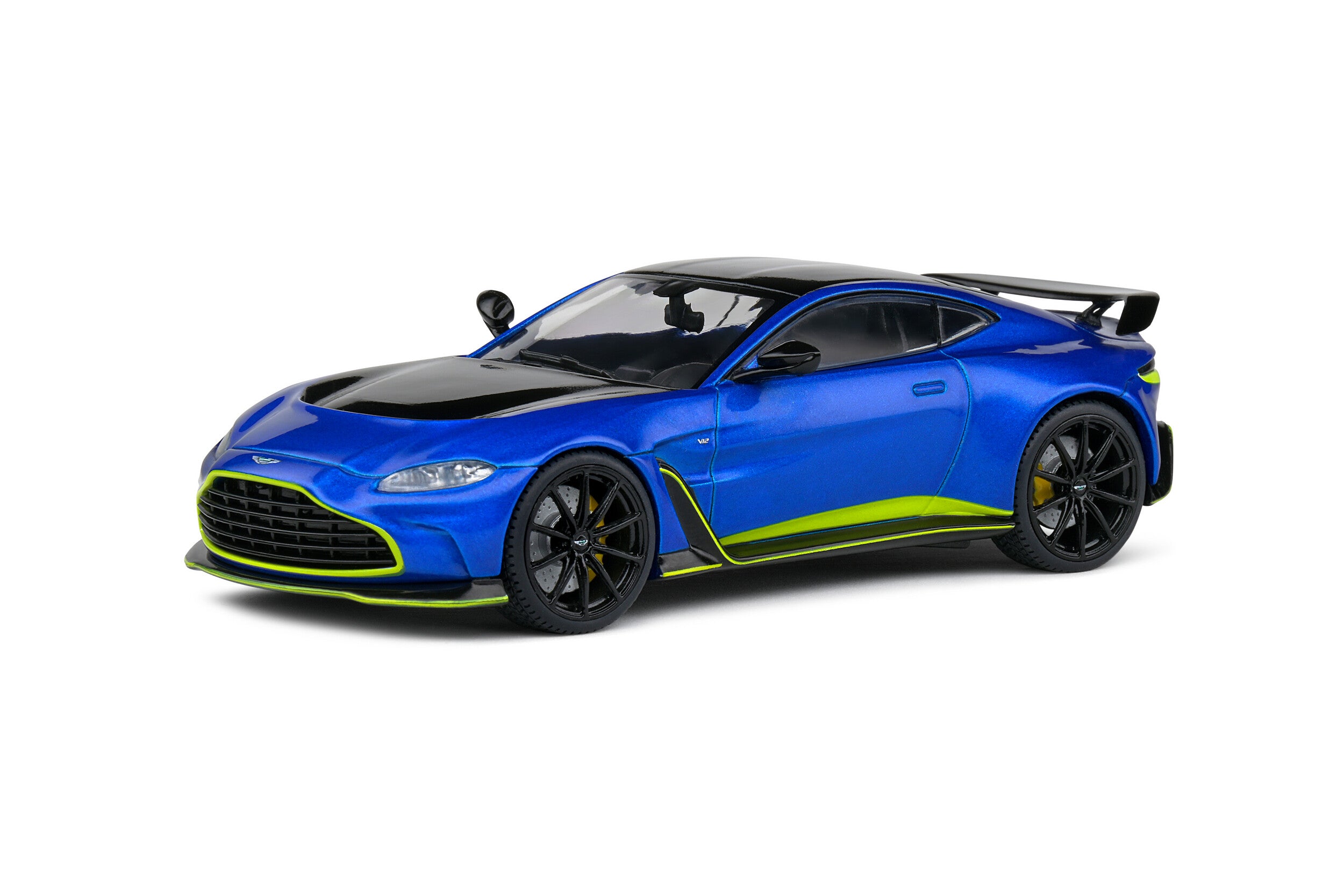 2023 Aston Martin Vantage V12 Azul/Amarillo 1:43 Solido S4314103