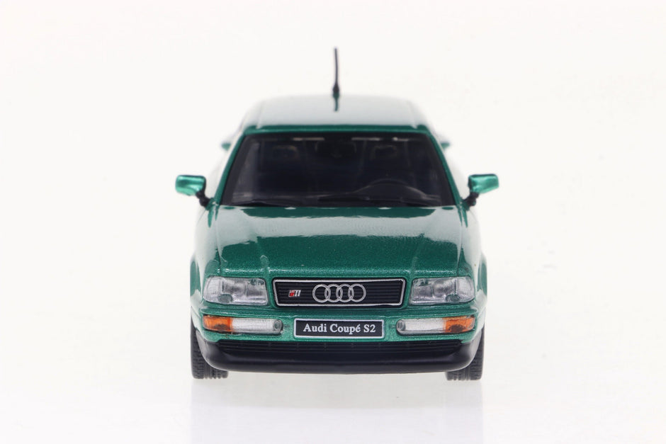 1994 Audi Coupé S2 2226ccm 5cyl Turbo Verde Cricketgrün 1:43 Solido S4312209