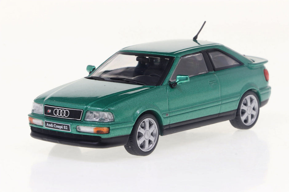 1994 Audi Coupé S2 2226ccm 5cyl Turbo Verde Cricketgrün 1:43 Solido S4312209