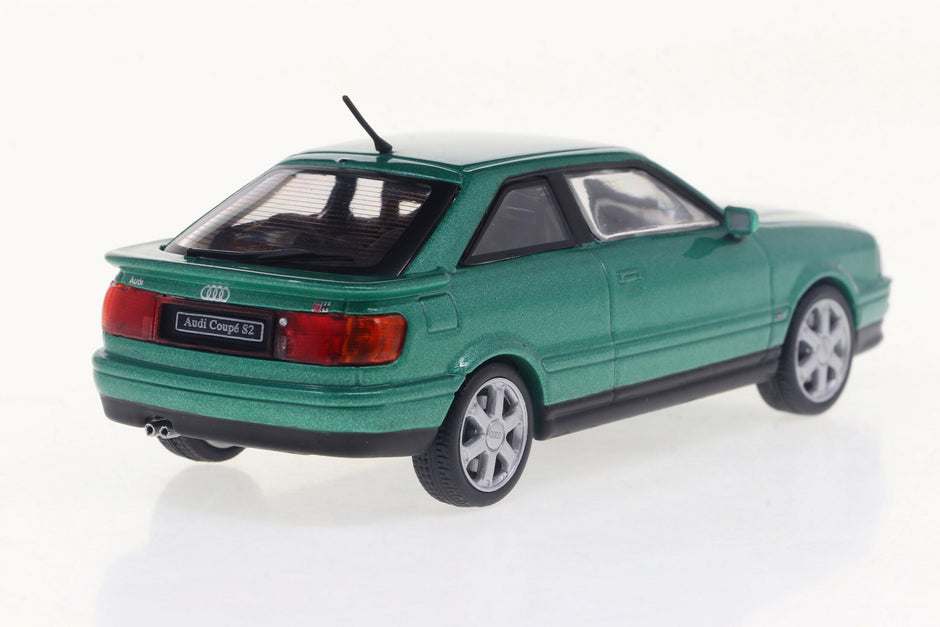 1994 Audi Coupé S2 2226ccm 5cyl Turbo Verde Cricketgrün 1:43 Solido S4312209