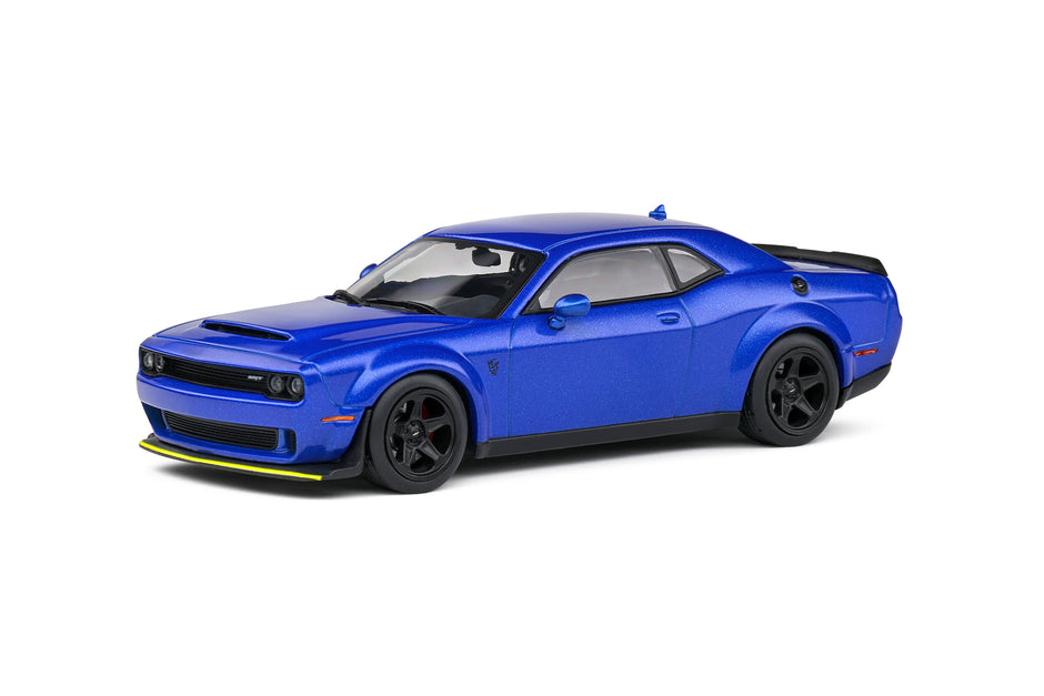 2018 Dodge Challenger SRT Demon V8 6.2L Azul Metalizado 1:43 Solido S4310305