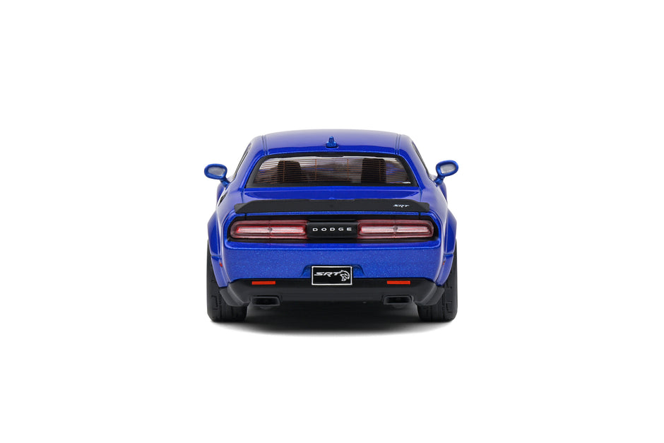 2018 Dodge Challenger SRT Demon V8 6.2L Azul Metalizado 1:43 Solido S4310305