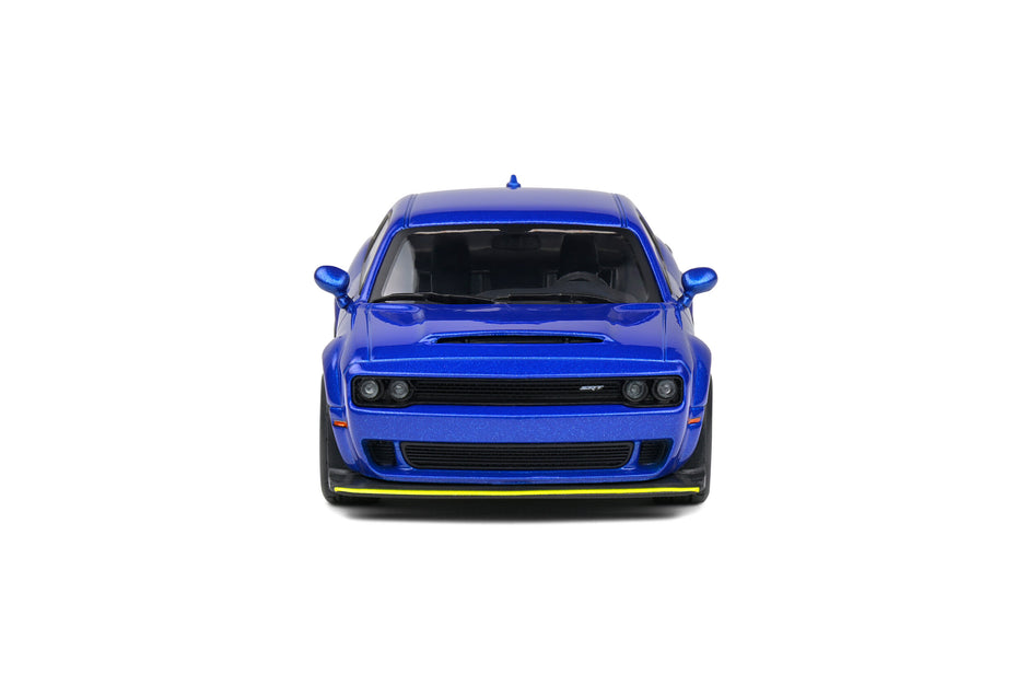 2018 Dodge Challenger SRT Demon V8 6.2L Azul Metalizado 1:43 Solido S4310305