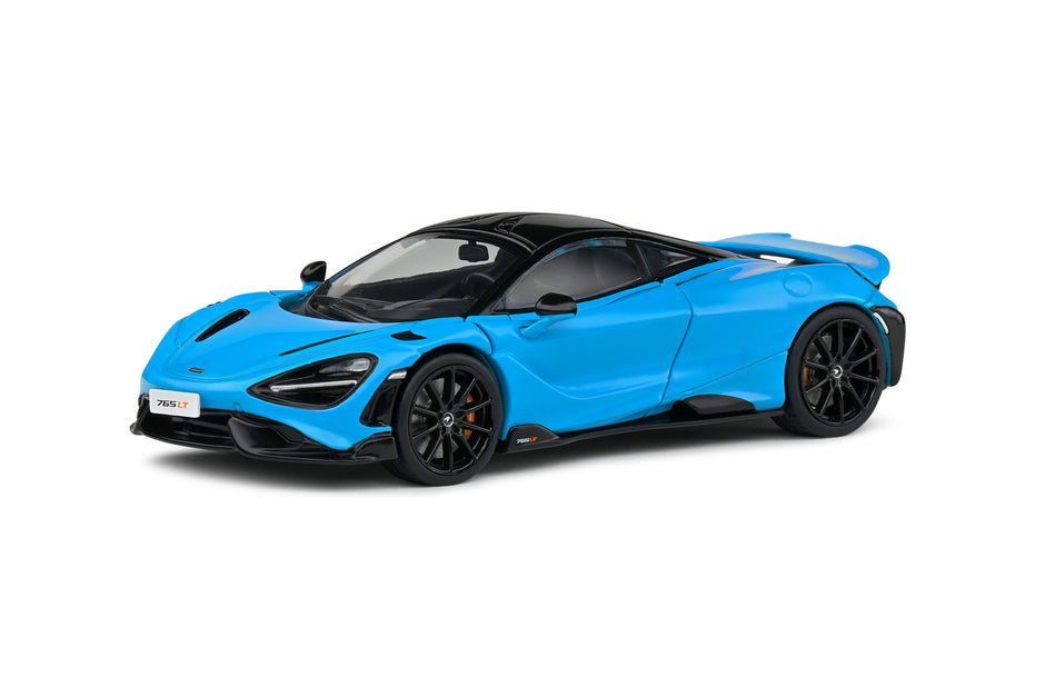 2020 McLaren 765 LT V8-Biturbo Azul Curaçao 1:43 Solido S4311904