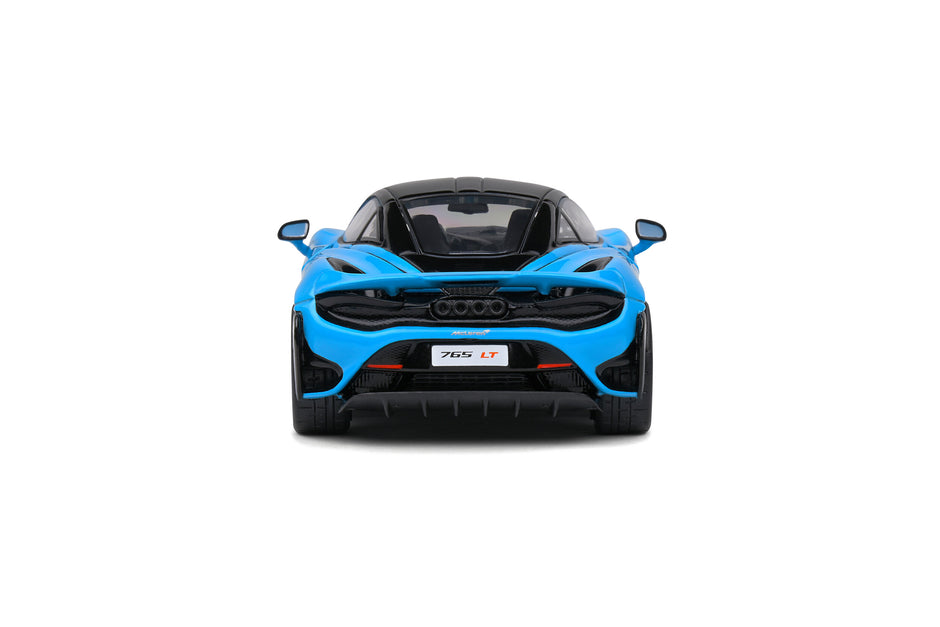 2020 McLaren 765 LT V8-Biturbo Azul Curaçao 1:43 Solido S4311904
