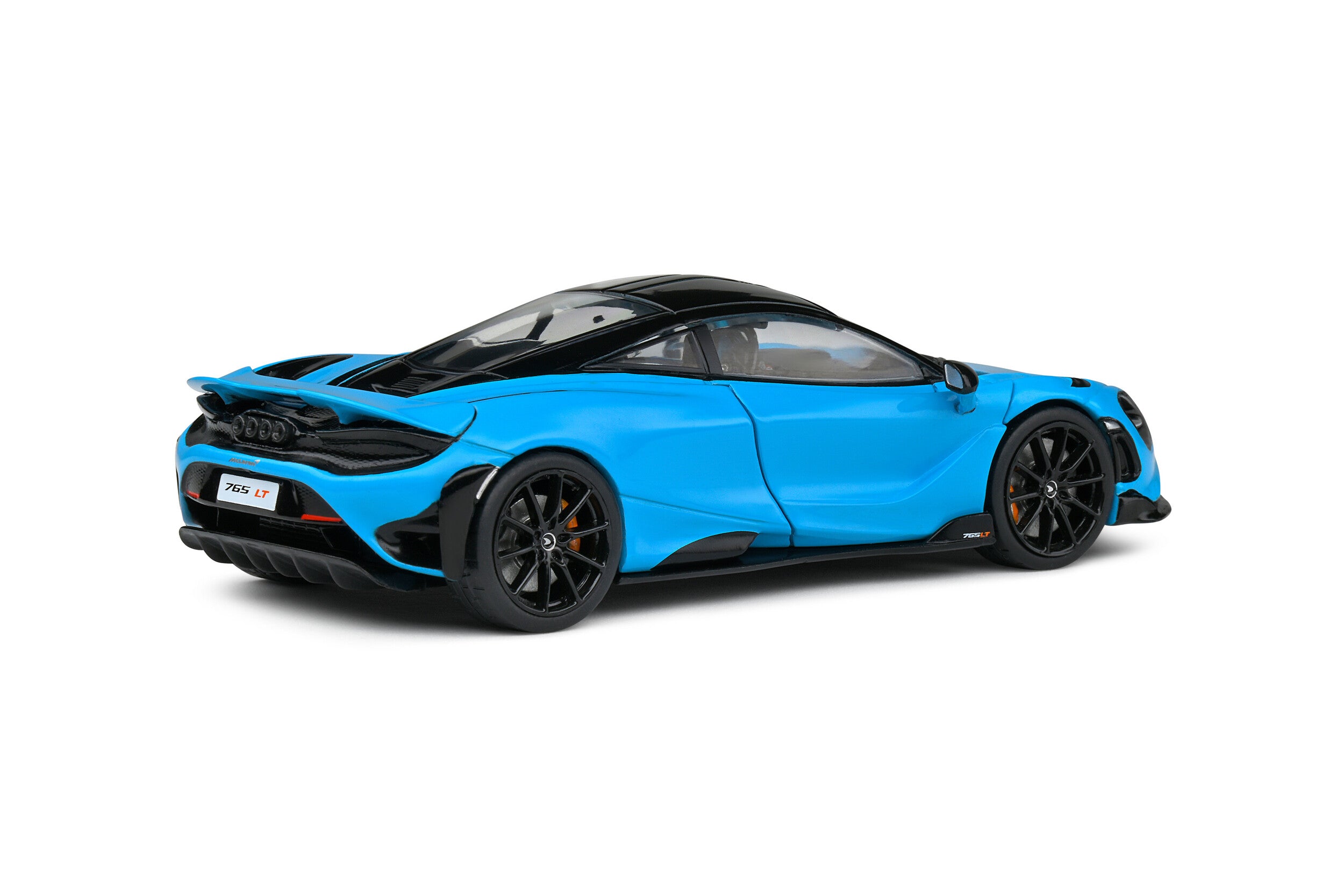 2020 McLaren 765 LT V8-Biturbo Azul Curaçao 1:43 Solido S4311904