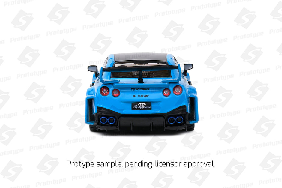 2019 Nissan Skyline GT-R (R35) LibertyWalk Body Kit Azul Miami 1:43 Solido S4311209