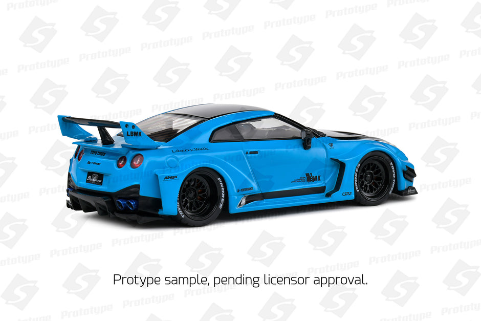 2019 Nissan Skyline GT-R (R35) LibertyWalk Body Kit Azul Miami 1:43 Solido S4311209