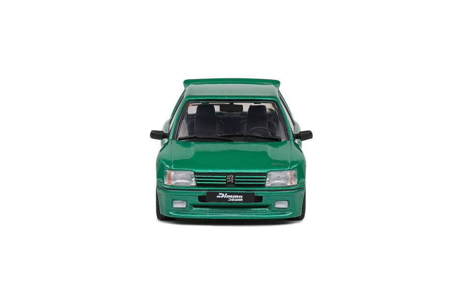 1992 Peugeot 205 GTI + Dimma Bodykit Verde Fluorita 1:43 Solido S4310807