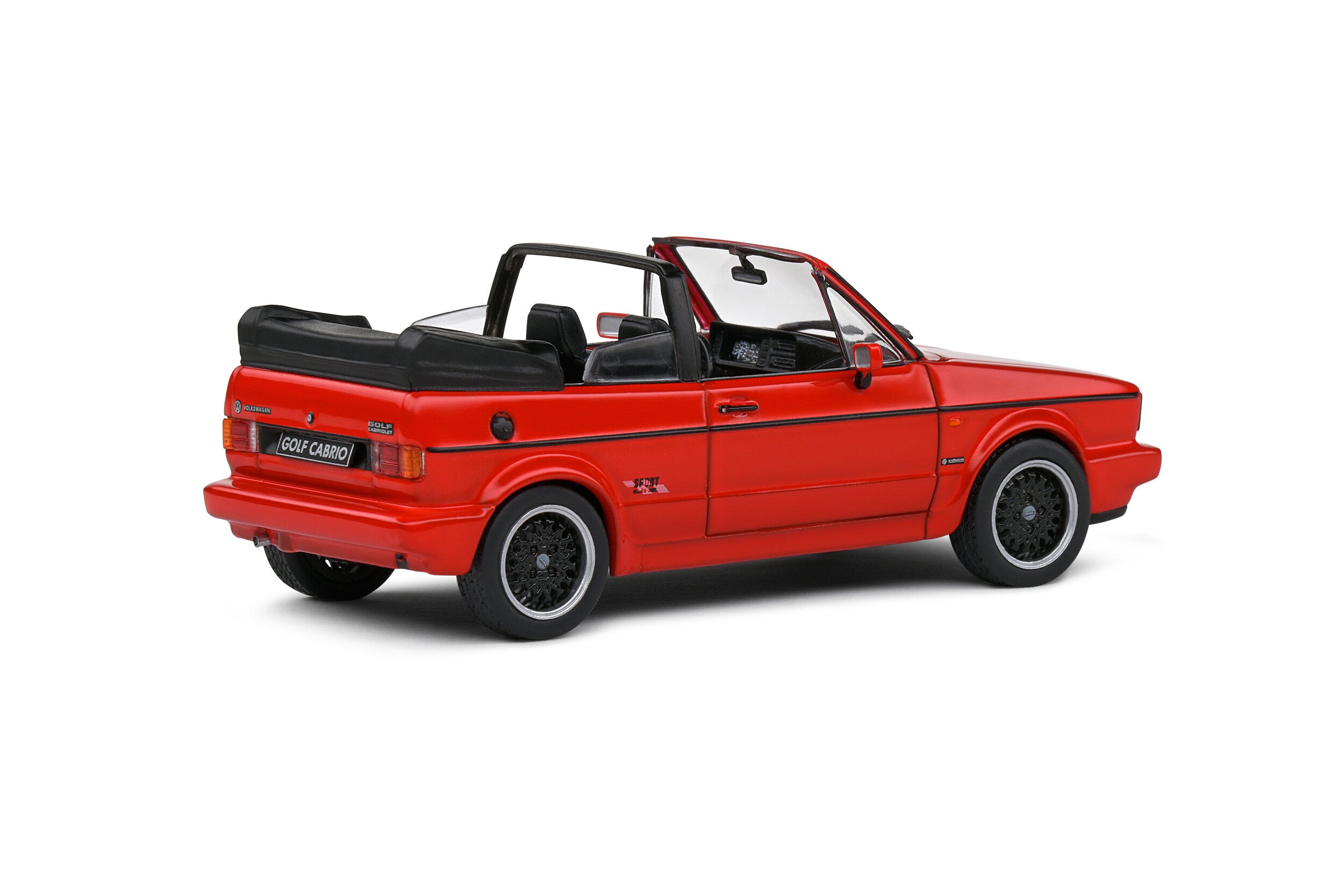 1:43 SOLIDO VW GOLF MK1 CABRIO SPORTLINE-BBS RS