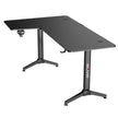 MESA GAMING PRO1300 FIBRA CARBONO | L IZQUIERDA | ALFOMBRILLA 80X30CM | MUV