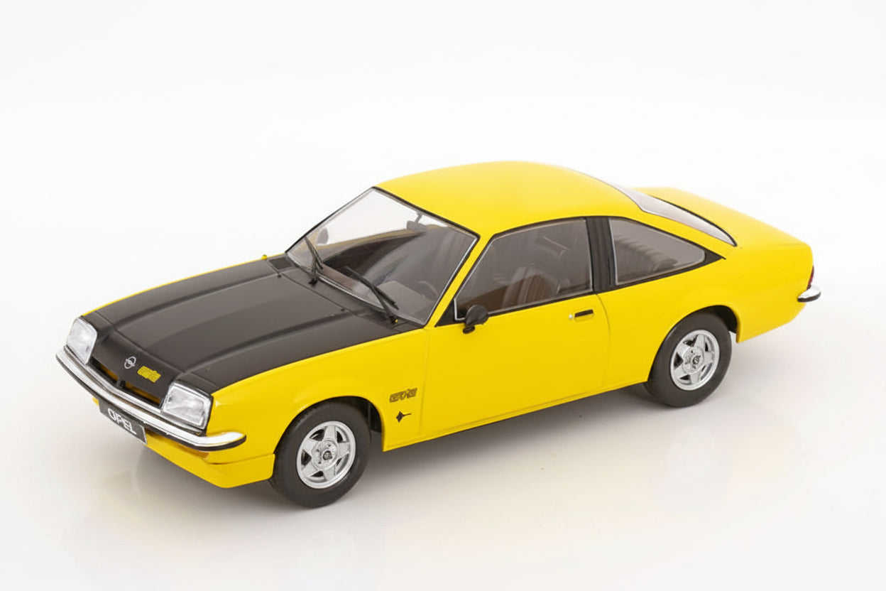 1975 Opel Manta B GT/E Amarillo/Negro 1:18 MC Group 18236