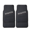 Set Completo 4 Piezas Alfombras Momo Universales Goma Negro/Gris