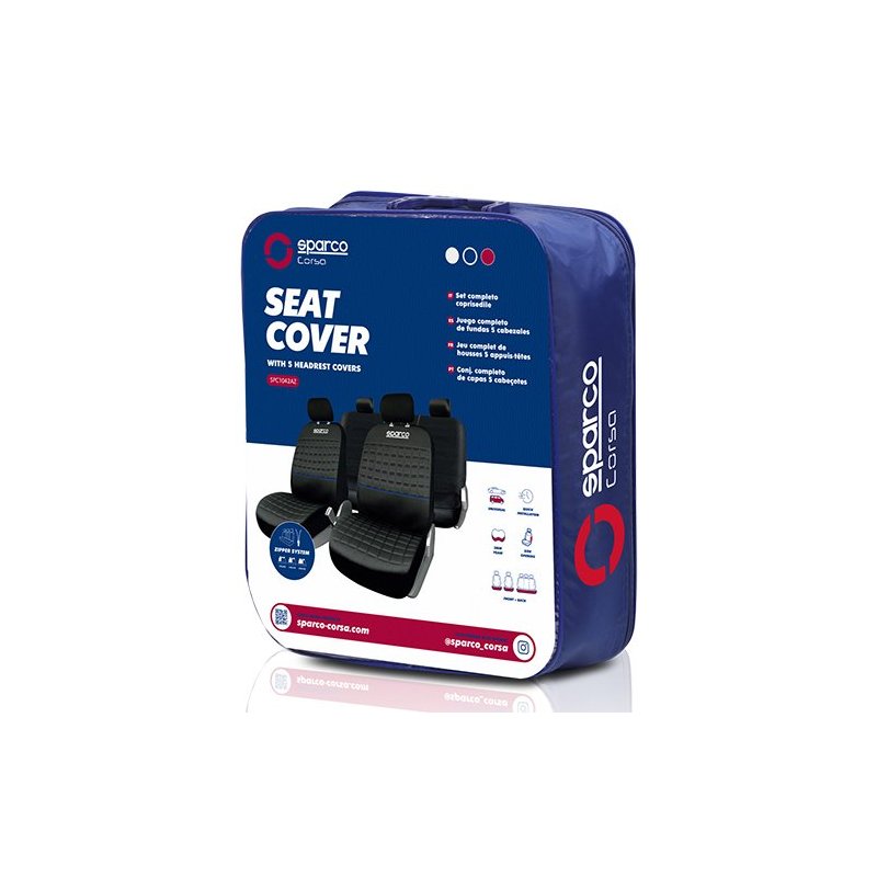 Juego De Fundas Sparco Lazio Azul CS6