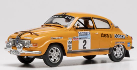 1974 Saab 96 V4 Nº2 S.Blomqvist/H.Sylvan RAC Rally 1:43 IXO Models RAC466SB-003SP.22