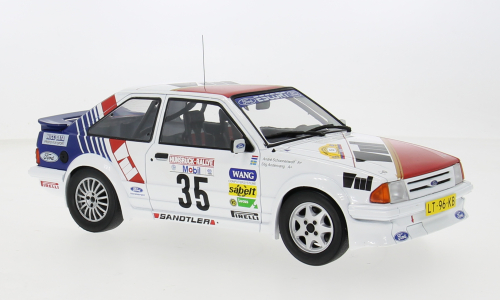 1985 Ford Escort RS Turbo MKIII Nº35 Andervang/Schoonenwolf Rally Hunsrück 1:18 MC Group 18422