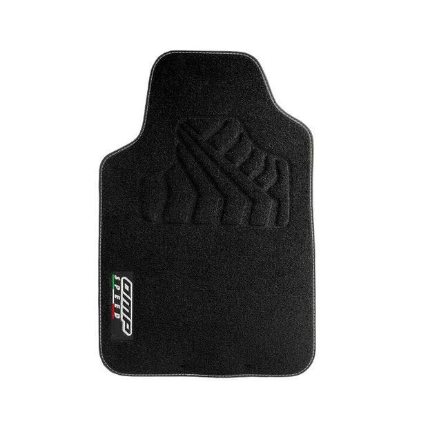 Set Completo 4 Piezas Alfombrillas Omp Para Coche, Color Negro