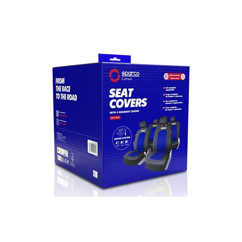 Juego De Fundas S-Line Azul Sparco CS6