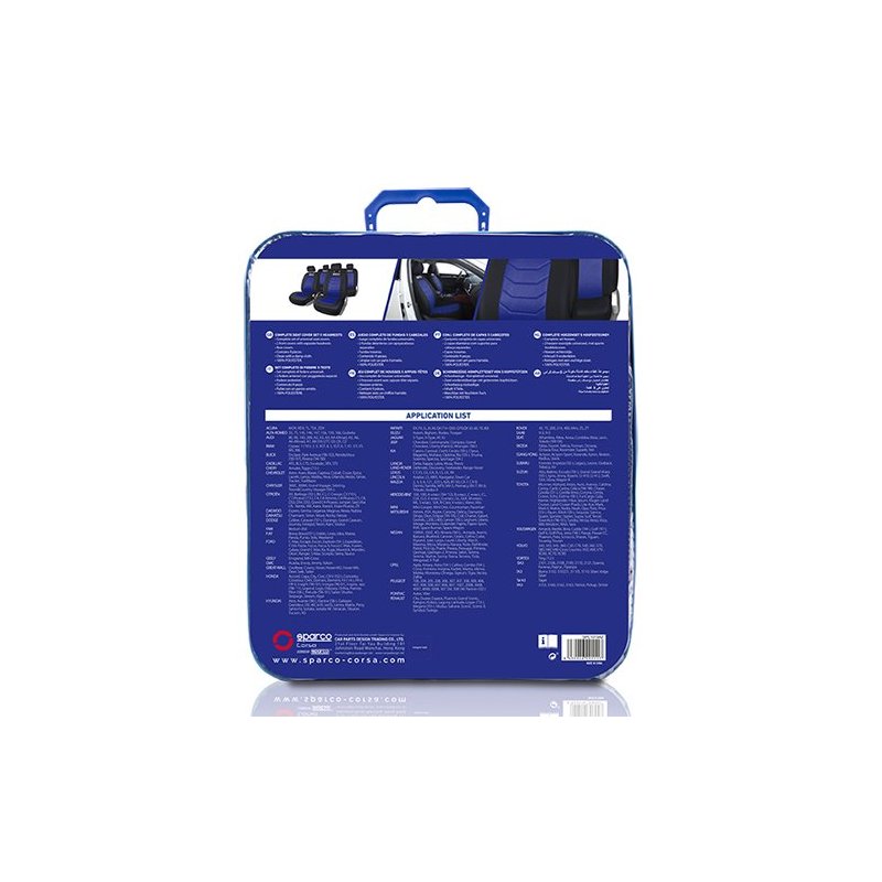 Juego De Fundas S-Line Azul Sparco CS6