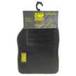 Set Completo 4 Piezas Alfombrillas Omp Para Coche, Color Negro