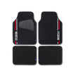 Set Completo 4 Piezas Alfombras Sparco De Moqueta, Modelo Corsa Negro/Rojo