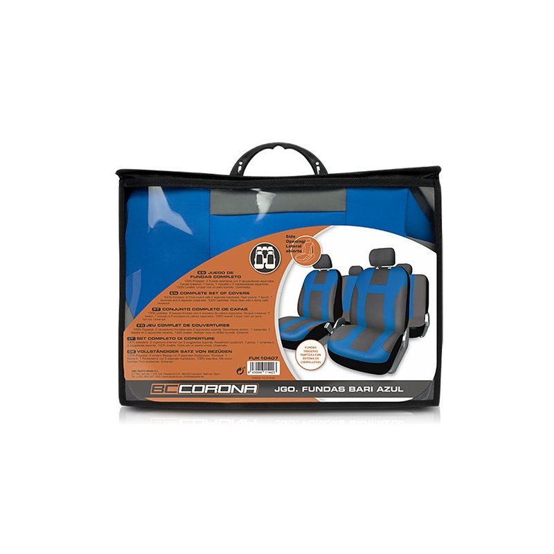 Juego De Fundas Bari Azul CS10