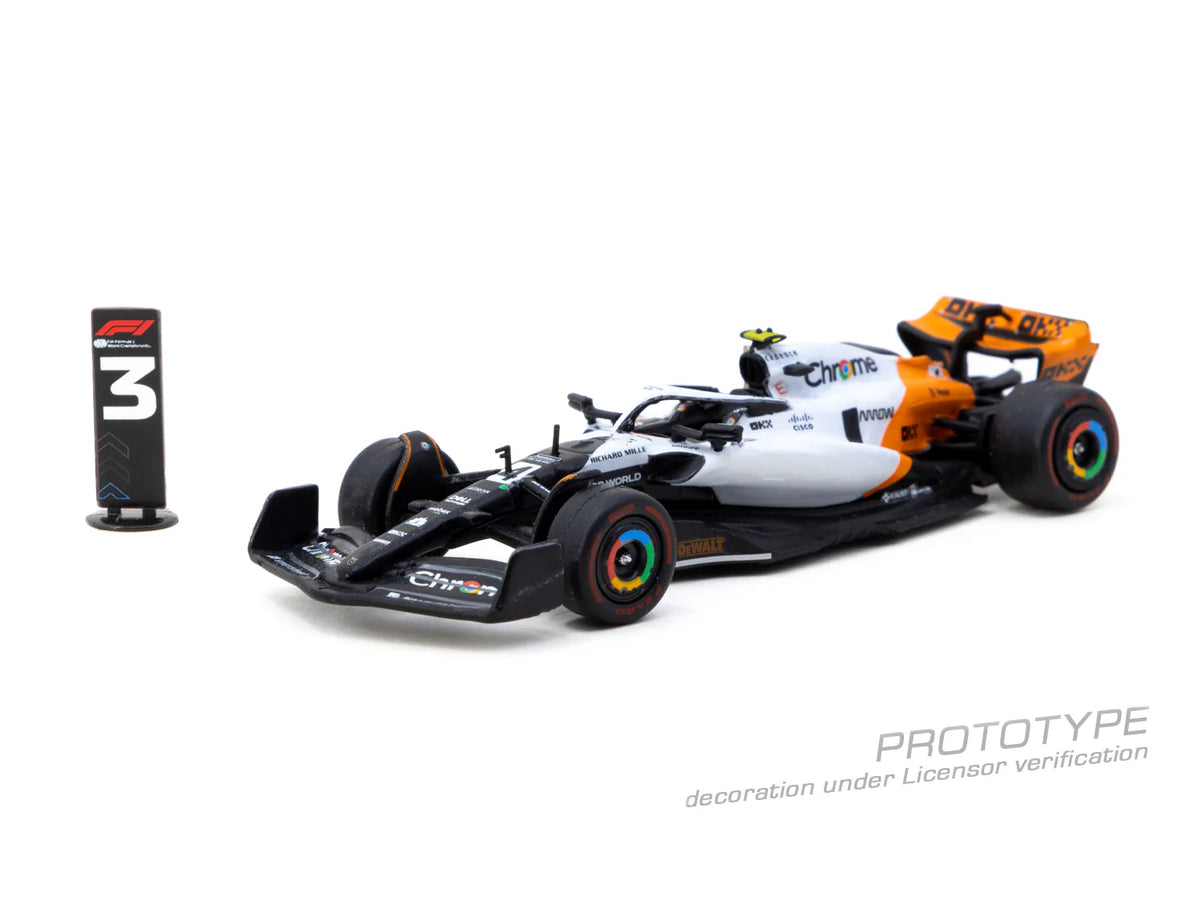 2023 McLaren MCL60 F1 Nº4 Lando Norris Clasificación Gran Premio de España 164 IXO-Tarmac T64G-F070-LN1