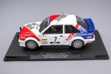 1985 Ford Escort MK III RS Turbo Nº35 S.Andervang/A.Schoonenwolf Rally de Hunsrück 1:43 IXO Models RAC452B.22