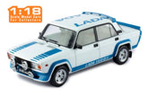 1983 Lada VAZ 2105 VFTS Blanco/Azul 1:18 IXO Models 18CMC144.22
