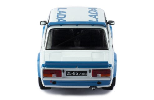 1983 Lada VAZ 2105 VFTS Blanco/Azul 1:18 IXO Models 18CMC144.22