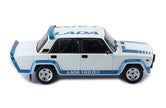 1983 Lada VAZ 2105 VFTS Blanco/Azul 1:18 IXO Models 18CMC144.22