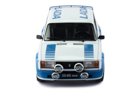 1983 Lada VAZ 2105 VFTS Blanco/Azul 1:18 IXO Models 18CMC144.22