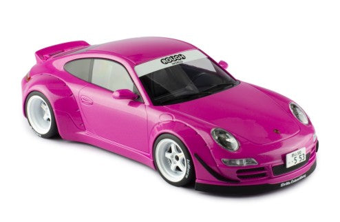 2023 Porsche 911 (997) RWB Rauh-Welt Rosa Metalizado 1:18 IXO Models 18CMC167.22