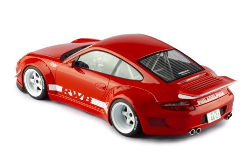 2023 Porsche 911 (997) RWB Rauh-Welt Rojo/Blanco 1:18 IXO Models 18CMC168.22