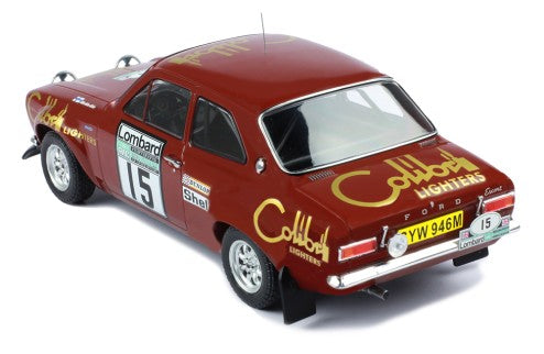 1974 Ford Escort Mk1 RS 1600 Lombard RAC Rallye 15 Alen/White 1:18 IXO Models 18RMC047B