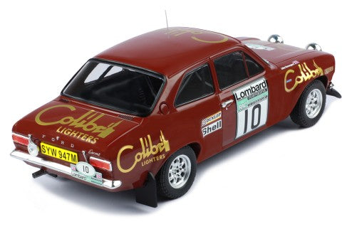 1974 Ford Escort Mk1 RS 1600 Lombard RAC Rallye 10 Mikkola/Davenport 1:18 IXO Models 18RMC047C
